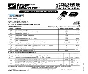 APT20N60SC3G.pdf