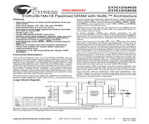 CY7C1370AV25-150BGC.pdf