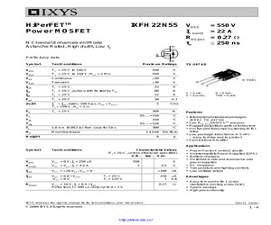 IXFH22N55.pdf