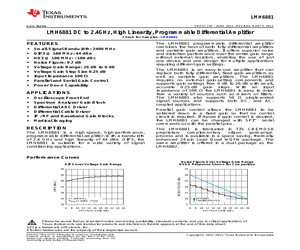 LMH6881SQE/NOPB.pdf