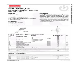 FCPF190N60E_F152.pdf