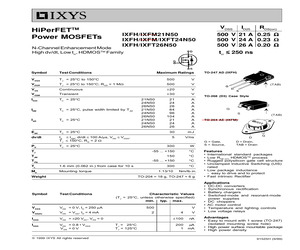 IXFH26N50.pdf