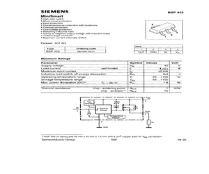 BSP452E6327.pdf