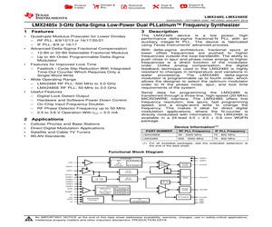 LMX2485SQ/NOPB.pdf