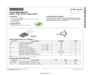 FGH20N60UFD.pdf