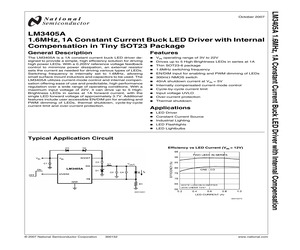 LM3405AXMKE/NOPB.pdf