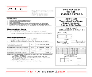 P4SMAJ170C.pdf