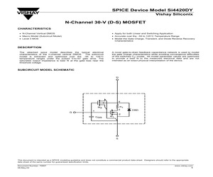 SI4420DY SPICE DEVICE MODEL.pdf