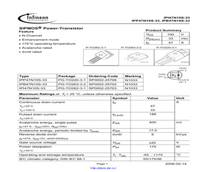 IPP47N10S-33.pdf