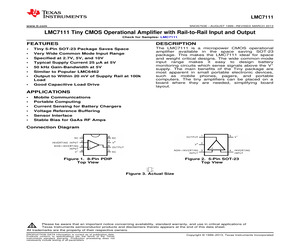 LMC7111BIM5/NOPB.pdf