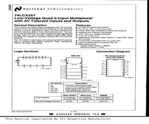 74LCX257MTCX.pdf