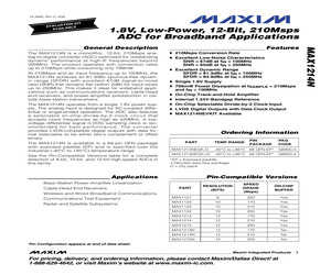 MAX1214NEGK+TD.pdf