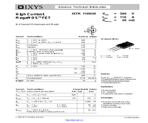 IXTK110N30.pdf