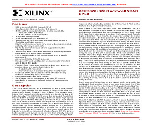 XCR3320-10BG256C.pdf