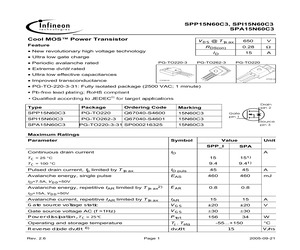 SPA15N60C3E8152.pdf