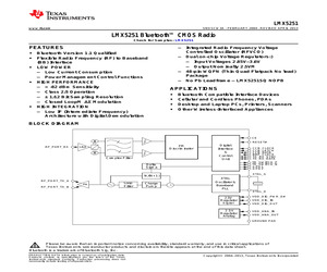 LMX5251SQX/NOPB.pdf