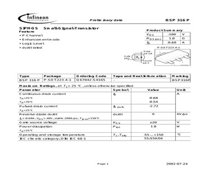 BSP316PE6327.pdf