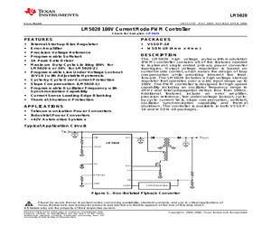 LM5020EVAL/NOPB.pdf