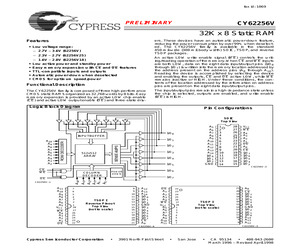 CY62256V25L-100ZC.pdf