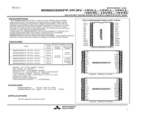 M5M5256DFP-10VLL.pdf