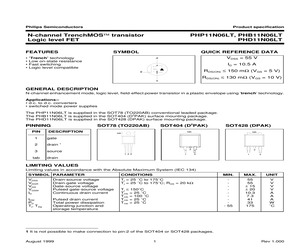 PHB11N06LT/T3.pdf