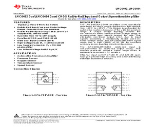 LMC6492BEM/NOPB.pdf