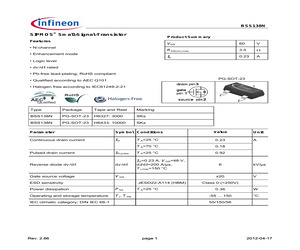 BSS138NH6327XTSA2.pdf