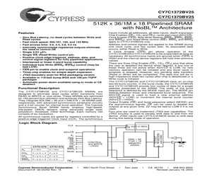 CY7C1370BV25-150BGC.pdf