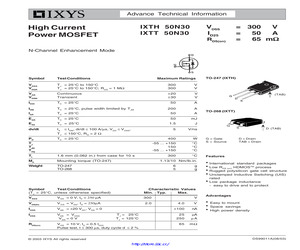 IXTH50N30.pdf