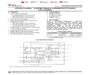 LMX2433SLEX/NOPB.pdf