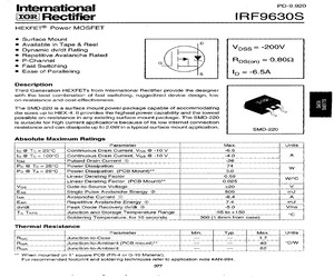 IRF9630STRR.pdf