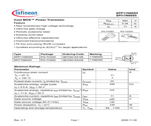 SPP11N60S5XK.pdf