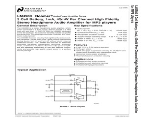 LM4980SD/NOPB.pdf