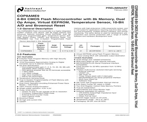 COP8AME9EMW8/NOPB.pdf