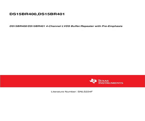 DS15BR401TVSX/NOPB.pdf