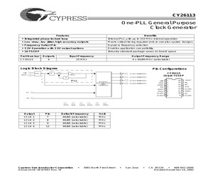 CY26113ZCT.pdf