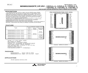 M5M5256DFP-10VLL-I.pdf