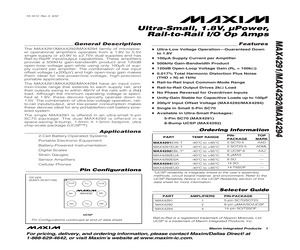 MAX4291EXK+T.pdf