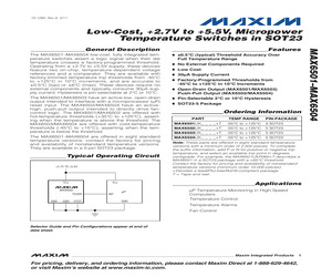 MAX6501UKP115+T.pdf