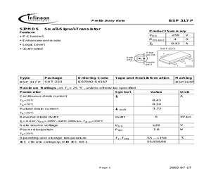 BSP317PE6327.pdf