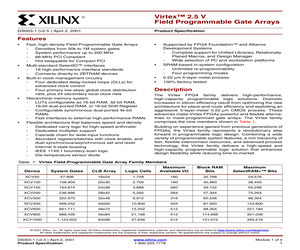 XCV100-5FG256I.pdf