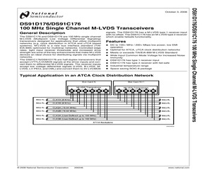 DS91C176EVK/NOPB.pdf