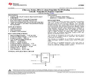 LP5904TME-3.1/NOPB.pdf