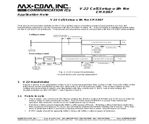 V.22 CALL SETUP WITH THE CMX867.pdf