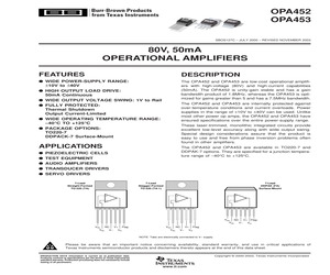 OPA452FA/500G3.pdf