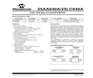 25LC640A-E/SN.pdf