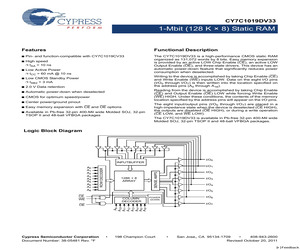 CY7C1019DV33-10ZSXI.pdf