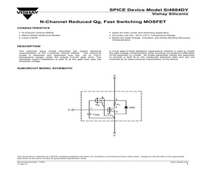 SI4884DY SPICE DEVICE MODEL.pdf