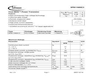 SPB11N60C3XT.pdf