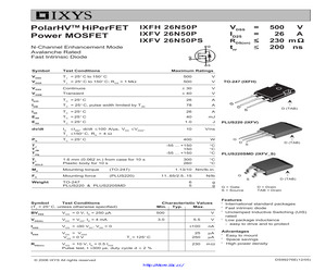 IXFH26N50P.pdf